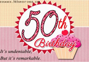 Message for 50th Birthday Card 50th Birthday Wishes and Messages 365greetings Com