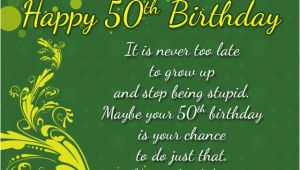 Message for 50th Birthday Card Amsbe 50th Birthday Ecards Cards Messages