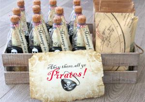 Message In A Bottle Birthday Invitations Birthday Party Diy