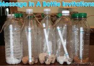 Message In A Bottle Birthday Invitations Message In A Bottle Birthday Invitations Finding Time to Fly