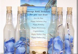 Message In A Bottle Birthday Invitations Message In A Bottle Invitations Party Invitations Ideas