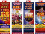 Messi Birthday Invitations Fc Barcelona or Messi Birthday Invitation soccer Team Digital