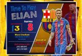 Messi Birthday Invitations Messi Customized Invitation Messi Birthday Invitation