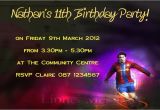 Messi Birthday Invitations Personalised Lionel Messi Invitations