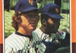 Mets Birthday Card 1975 topps Set Card 305 660 111 Wayne Garrett Mets