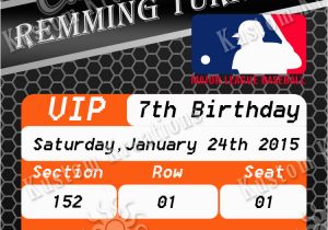 Mets Birthday Card Mlb New York Mets Birthday Invitations Kustom Kreations