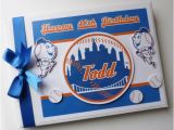 Mets Birthday Card Ny Mets Birthday Guest Book Personalised Memory Book 39 1st