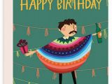Mexican Birthday Greeting Cards Funny Mexican themed Happy Birthday Greeting Card for
