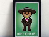 Mexican Birthday Greeting Cards Happy Birthday Greeting Card Gc010m Mexican Charro