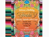 Mexican themed Birthday Invitations Mexican Fiesta Party Gold Glitter Card Zazzle Com