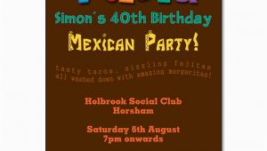 Mexican themed Birthday Invitations Mexican Fiesta Party Invitations the Invitation Boutique