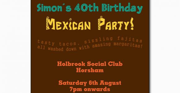 Mexican themed Birthday Invitations Mexican Fiesta Party Invitations the Invitation Boutique