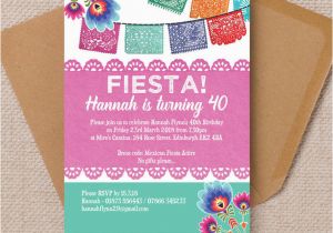 Mexican themed Birthday Invitations Mexican Fiesta themed Birthday Party Invitation From 0 90