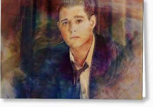 Michael Buble Birthday Card Michael Buble Greeting Cards for Sale