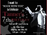 Michael Jackson Birthday Cards Michael Jackson Digital Birthday Invitation by