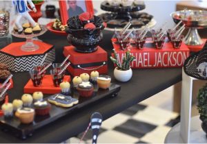 Michael Jackson Birthday Party Decorations Kara 39 S Party Ideas Michael Jackson Birthday Party Kara 39 S