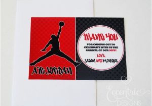 Michael Jordan Birthday Card Air Jordan Jumpman Thank You Note 7 25 Thank You Note