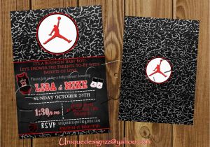 Michael Jordan Birthday Card Michael Jordan Baby Shower or Birthday by Uniquedesignzzz