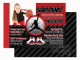 Michael Jordan Birthday Invitations Eccentric Designs by Latisha Horton Air Jordan Birthday