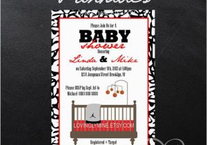 Michael Jordan Birthday Invitations Items Similar to Printable Jordan Jumpman Inspired Baby