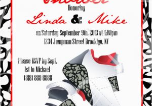 Michael Jordan Birthday Invitations Jordan Baby Shower Invitations Oxyline B552c64fbe37