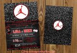 Michael Jordan Birthday Invitations Michael Jordan Baby Shower or Birthday by Uniquedesignzzz