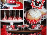 Mickey and Minnie Birthday Decorations Kara 39 S Party Ideas Mickey Minnie Mouse themed First