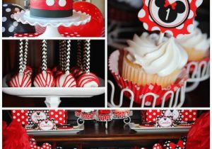 Mickey and Minnie Birthday Decorations Kara 39 S Party Ideas Mickey Minnie Mouse themed First