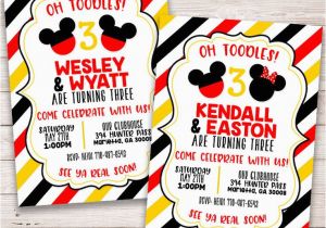 Mickey and Minnie Joint Birthday Party Invitations the 25 Best Joint Birthday Parties Ideas On Pinterest
