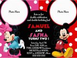 Mickey and Minnie Mouse Birthday Invitations for Twins 17 Best Images About Mickey Minnie Party On Pinterest
