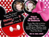 Mickey and Minnie Mouse Birthday Invitations for Twins Huge Selection Minnie Mouse Birthday Invitation Pink