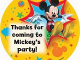 Mickey Mouse Birthday Decorations Cheap Mickey Mouse Personalized Stickers Sheet Of 12 Cheap