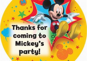 Mickey Mouse Birthday Decorations Cheap Mickey Mouse Personalized Stickers Sheet Of 12 Cheap