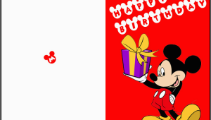 Mickey Mouse Birthday Greeting Cards Free Printable Mickey Mouse Birthday Cards Luxury