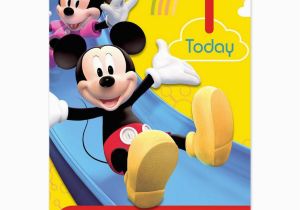 Mickey Mouse Birthday Greeting Cards Mickey Mouse Birthday Card Card Design Ideas