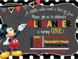 Mickey Mouse Birthday Invitations Online 31 Mickey Mouse Invitation Templates Free Sample