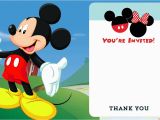 Mickey Mouse Birthday Invitations Online Free Disney Printable Birthday Invitations Downloadable