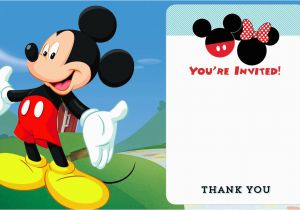 Mickey Mouse Birthday Invitations Online Free Disney Printable Birthday Invitations Downloadable