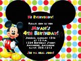 Mickey Mouse Birthday Invitations Online Free Mickey Mouse First Birthday Invitations Template