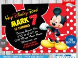 Mickey Mouse Birthday Invitations Online Free Mickey Mouse Invitation Template Free Invitation Ideas