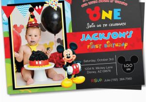 Mickey Mouse Birthday Invitations Walmart Mickey Mouse Invitation Mickey Mouse Clubhouse Invite