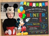 Mickey Mouse Birthday Invitations with Photo Mickey Mouse Clubhouse Invitations for Special Birthday