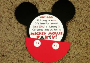 Mickey Mouse Birthday Invitations with Photo Mickey Mouse Invitations Love to Be In the Kitchen