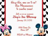 Mickey Mouse Birthday Invites Free Printable Mickey Mouse Free Invitation Wedding Invitation