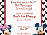 Mickey Mouse Birthday Invites Free Printable Mickey Mouse Free Invitation Wedding Invitation