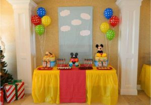 Mickey Mouse Clubhouse 1st Birthday Decorations Mickey Mouse Clubhouse Birthday Party Ideas Photo 1 Of