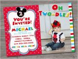 Mickey Mouse Clubhouse 2nd Birthday Invitations 17 Best Images About Ohhh Two Odles On Pinterest