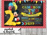 Mickey Mouse Clubhouse 2nd Birthday Invitations 31 Mickey Mouse Invitation Templates Free Sample