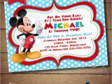 Mickey Mouse Clubhouse 2nd Birthday Invitations Huge Selection Mickey Mouse Invitation Second Birthday Mickey