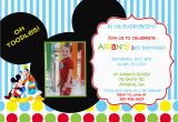 Mickey Mouse Clubhouse Birthday Invites Mickey Mouse Clubhouse Birthday Party Invitation